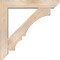 Ekena Millwork Balboa Slat Smooth Bracket w/ Offset Brace, Douglas Fir, 7 1/2"W x 42"D x 42"H BKT0806X42X42BOA06SDF - alternate 3